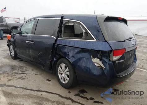 2016 Honda Odyssey Se z USA, uszkodzony, nr VIN 5FNRL5H37GB092021